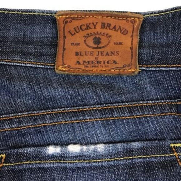 Lucky Brand Womens Blue Zoe Skinny Jeans Size 8 31Wx32L Dark Wash Stretch Tall - Picture 10 of 11